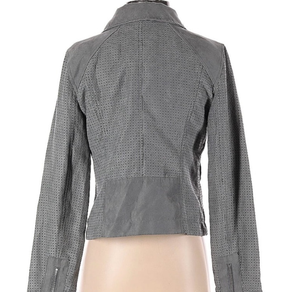 Jacket, Houndstooth Print, Checkered Pattern, Gray - image 1